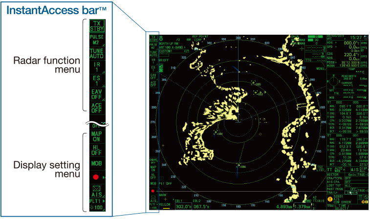 X-band_radar_Furuno_FAR-2xx8-instant-accessbar