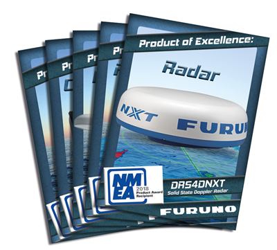 Furuno with «Product of Excellence» awards.