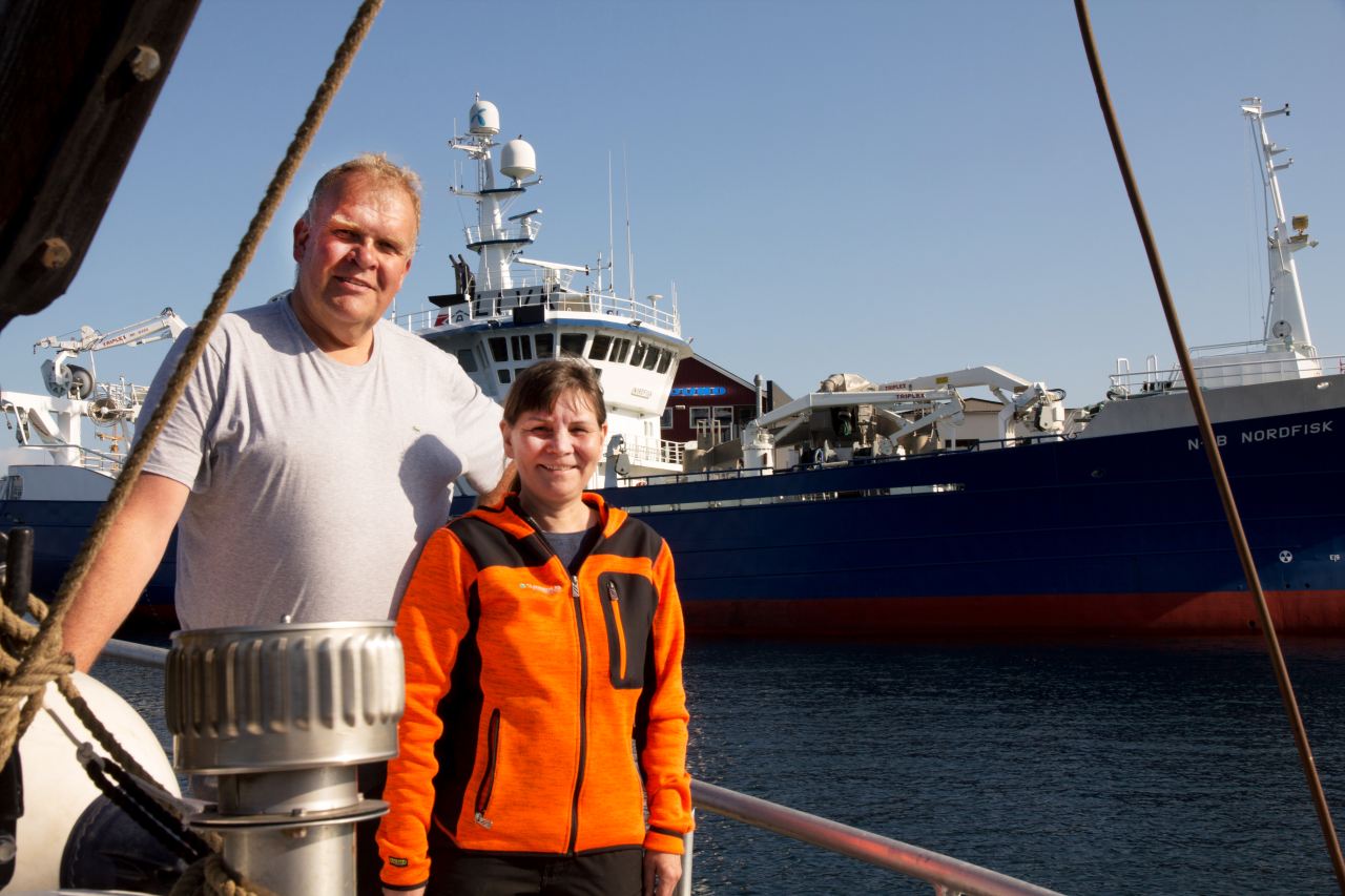 Tine fra TT Maritim og reder på Nordfisk, Ivar Andreassen.